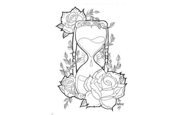 650x400 tremendously ticking hourglass tattoo designs for women - Hourglass Tattoo Drawing