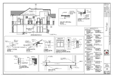 397x267 Exciting Drafting Services - House Construction Drawing