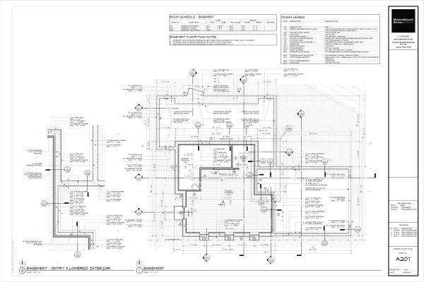 600x400 Technical Drawings Architectural Sketches And Drawings - House Construction Drawing