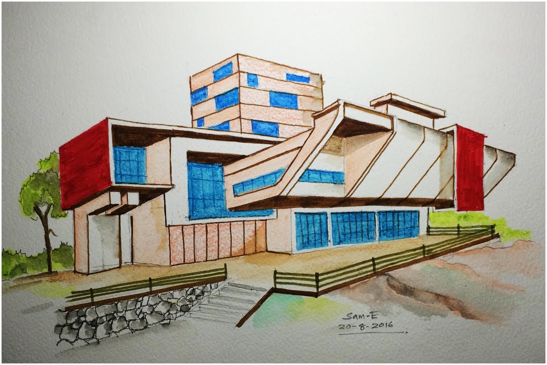 House Design Drawing at PaintingValley.com | Explore collection of