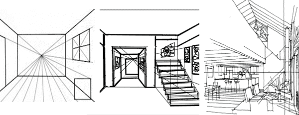 600x231 Interior Design Drawing Techniques Onlinedesignteacher - House Design Drawing
