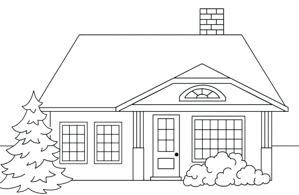 1024x668 House Drawing - House Drawing