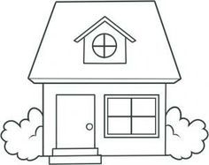 236x187 Simple House Drawing - House Drawing