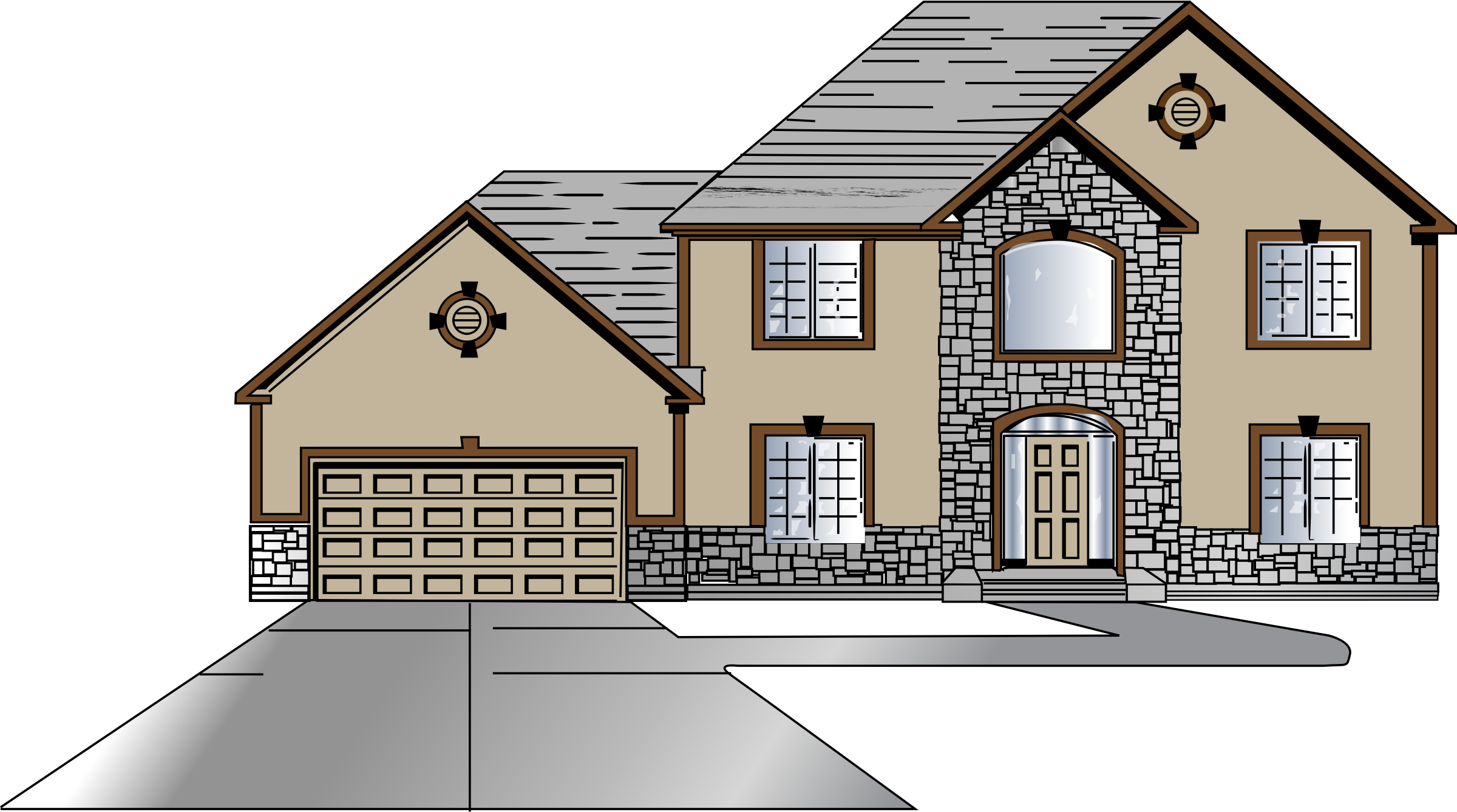 2400x1338 Drawing Home Free Download On Unixtitan - House Drawing Clipart