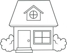 236x187 House Outline Clipart Black And White - House Drawing Clipart