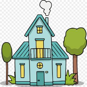 300x300 Png House Drawing Euclidean Vector Clip Art Blue Green Soidergi - House Drawing Clipart