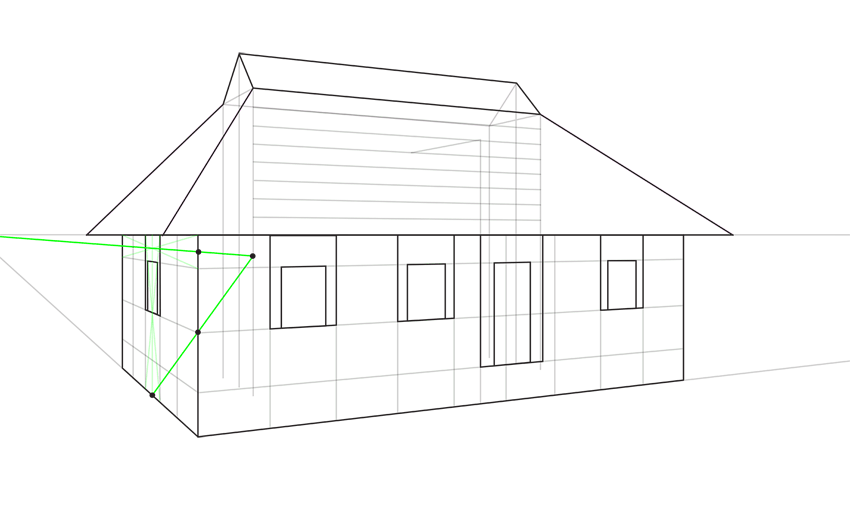 850x506 How To Draw A House Step - House Drawing Drawing