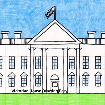 365x365 Victorian House Drawing Easy Buildings Archives Art Projects - House Drawing Easy