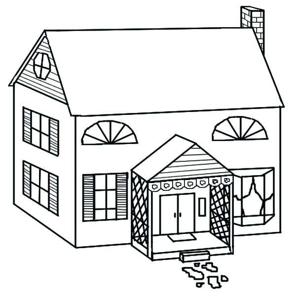 600x600 House Drawing Easy - House Drawing Easy