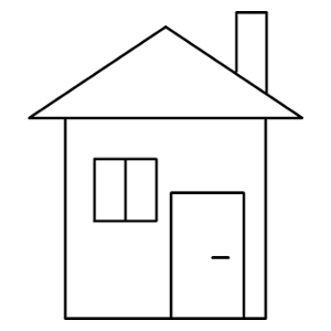 House Drawing For Kids at PaintingValley.com | Explore collection of ...