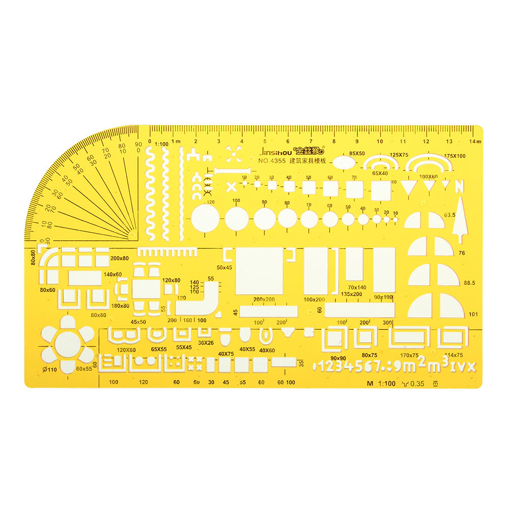 1000x1000 Furniture Measuring Geometric Drawing Template House Building - House Drawing Template