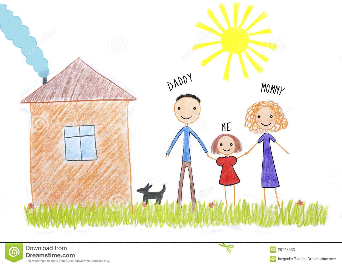 1300x1012 kid drawing of a house and kid drawing of a house kid family - House For Kids Drawing