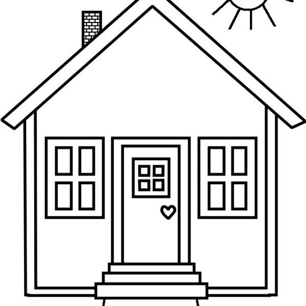 600x600 Kids Drawing Pictures House How To Draw House For Kids And Art - House For Kids Drawing