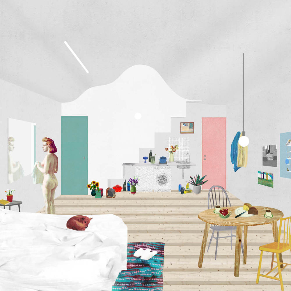 1000x1000 Gallery Of House In Rua Do Fala - House Interior Drawing