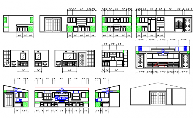 650x400 house interior design in autocad - House Interior Drawing