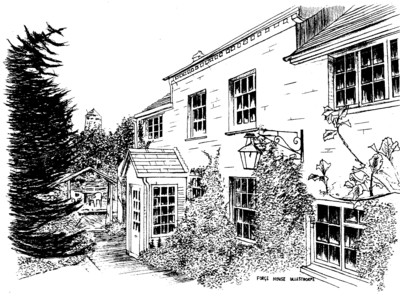 400x297 Forge House Line Drawing The Allotment House - House Line Drawing