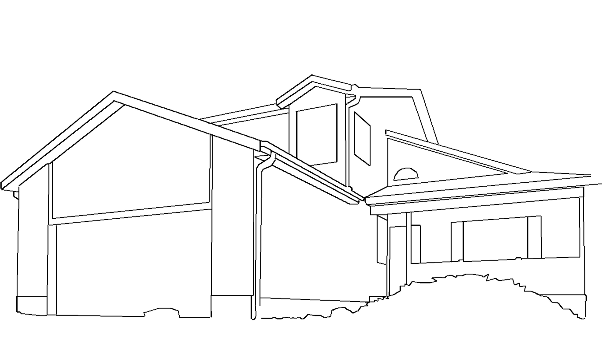 1920x1079 House Mapping Tutorial Digital Pressworks - House Line Drawing