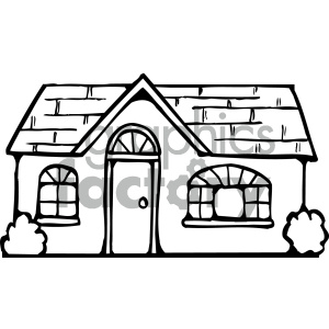 300x300 House Clipart - House Line Drawing Clip Art