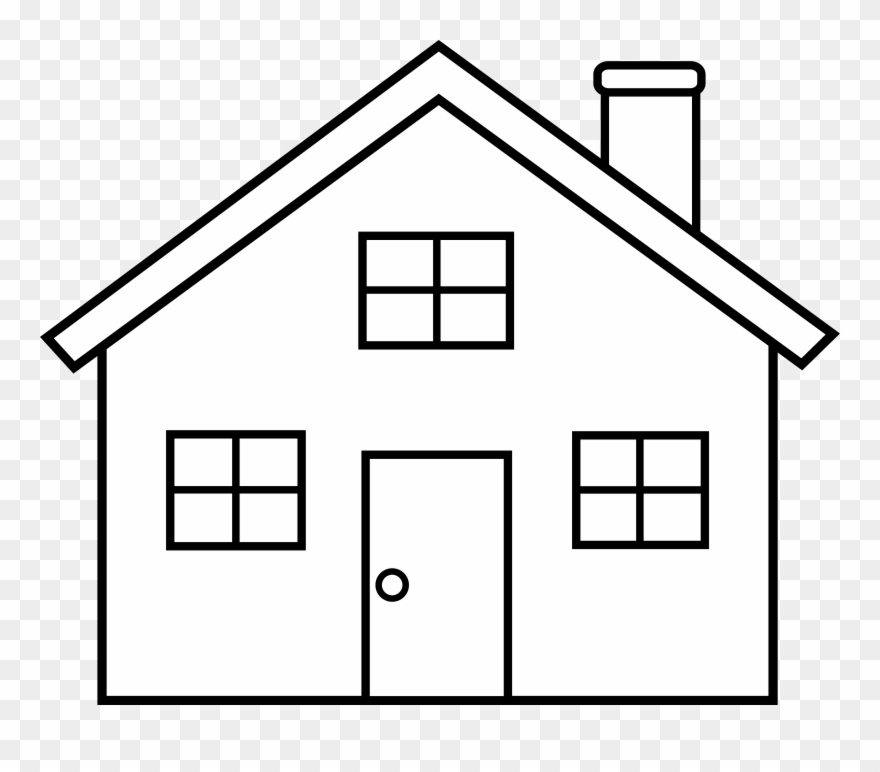 House Line Drawing Clip Art at