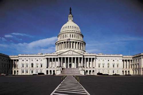500x333 United States Capitol Building, Washington, District Of Columbia - House Of Representatives Building Drawing