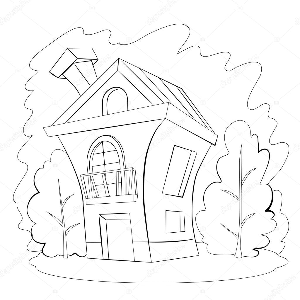 1024x1024 House Fire Drawing - House On Fire Drawing