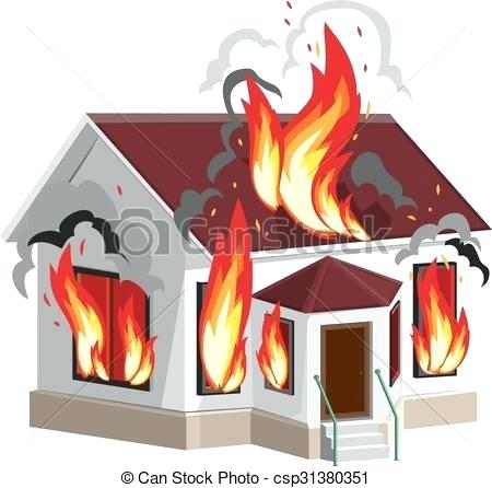 450x446 house on fire drawing white stone house burns house fire drawing - House On Fire Drawing