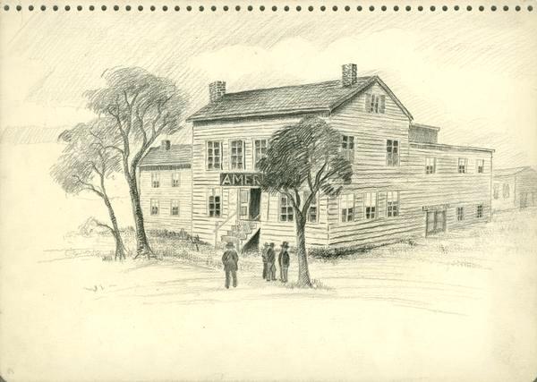 600x427 house on fire drawing wooden house fire house on fire drawing easy - House On Fire Drawing