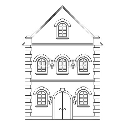 House Outline Drawing at PaintingValley.com | Explore collection of ...