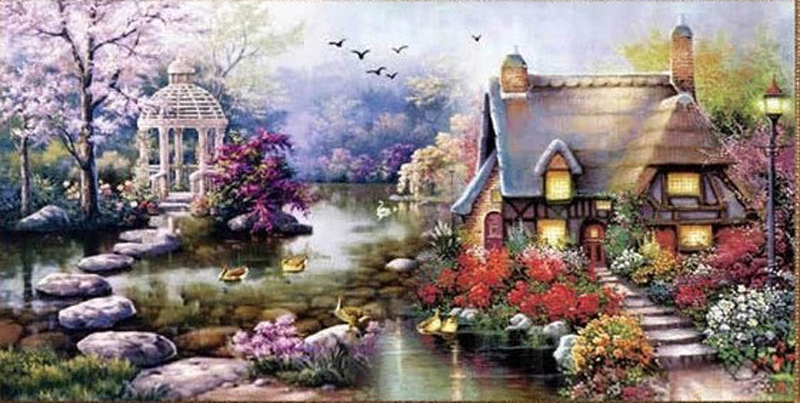 House Painting Drawing at PaintingValley.com | Explore collection of ...