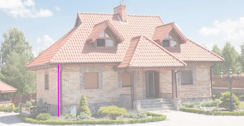 850x440 How To Draw A House Step - House Roof Drawing