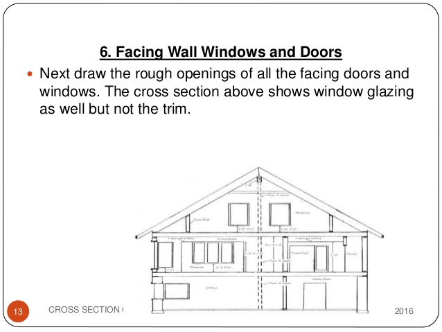 638x479 Cross Section Of A Building - House Section Drawing