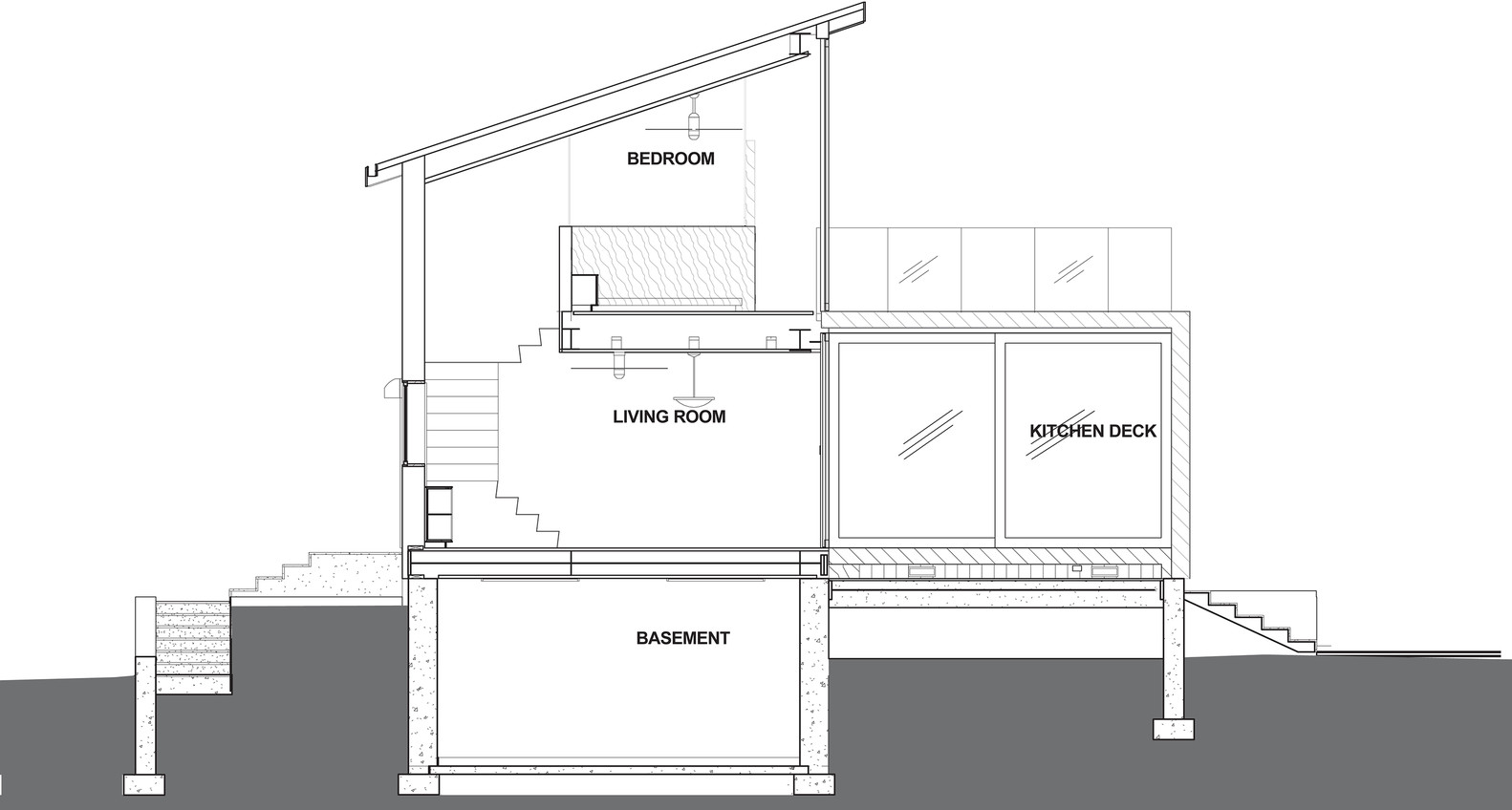 1582x848 Gallery Of Davis House Sharon Davis Design - House Section Drawing