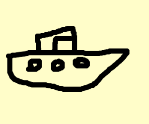 300x250 houseboat drawing - Houseboat Drawing