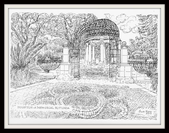 570x450 houston prints etsy - Houston Drawings