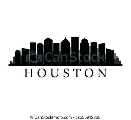 450x413 houston skyline silhouette vector free clip art search drawings - Houston Drawings