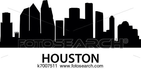 450x222 houston skyline drawing - Houston Skyline Drawing