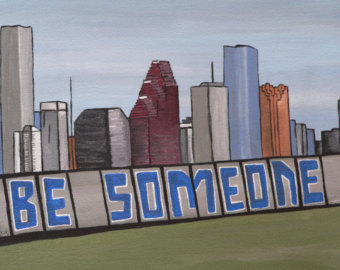 340x270 houston heights etsy - Houston Skyline Drawing