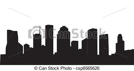 450x238 Houston Skyline - Houston Skyline Drawing