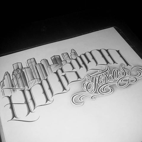 480x480 Houston Skyline Drawing Image Group - Houston Texas Drawings