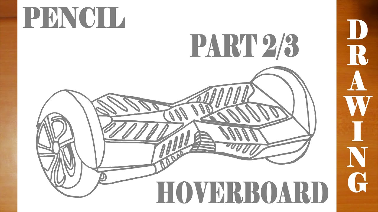 1280x720 How To Draw A Hoverboard Step - Hoverboard Drawing