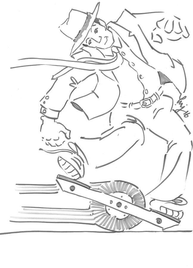 648x900 Ride One Wheel Cartoon - Hoverboard Drawing