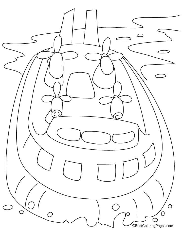 738x954 Hovercraft Coloring Pages Download Free Hovercraft Coloring - Hovercraft Drawing