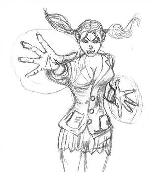 316x350 Spell Caster Pencil Drawing - How Do You Spell Drawing