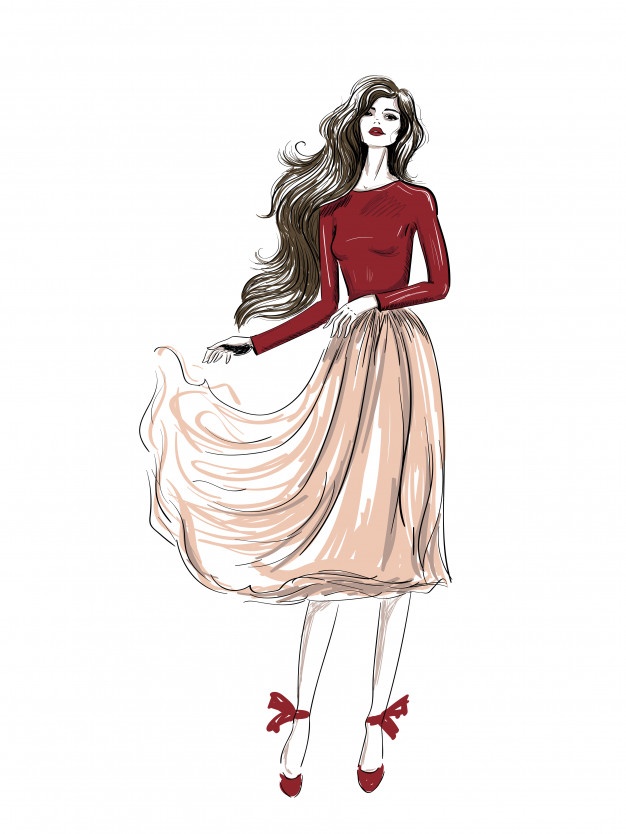 626x834 Fashion Sketch Vectors, Photos And Free Download - How Drawing Fashion