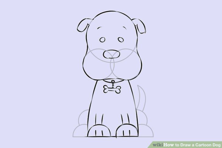 728x485 Cool Drawing Videos And Easy Ways To Draw A Cartoon Dog - How Drawing Wikihow