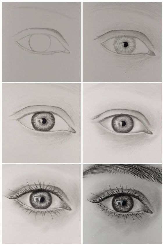 564x846 How To Draw Realistic Eye Step - How Drawing Youtube