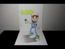 220x165 How To Draw And Optical Illusions Step - How To Draw 3d Drawing