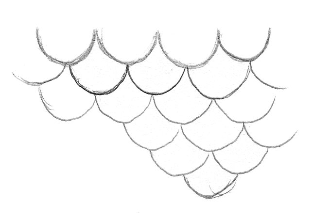 679x452 How To Draw And Paint Mermaid Scales - How To Draw A Scale Drawing