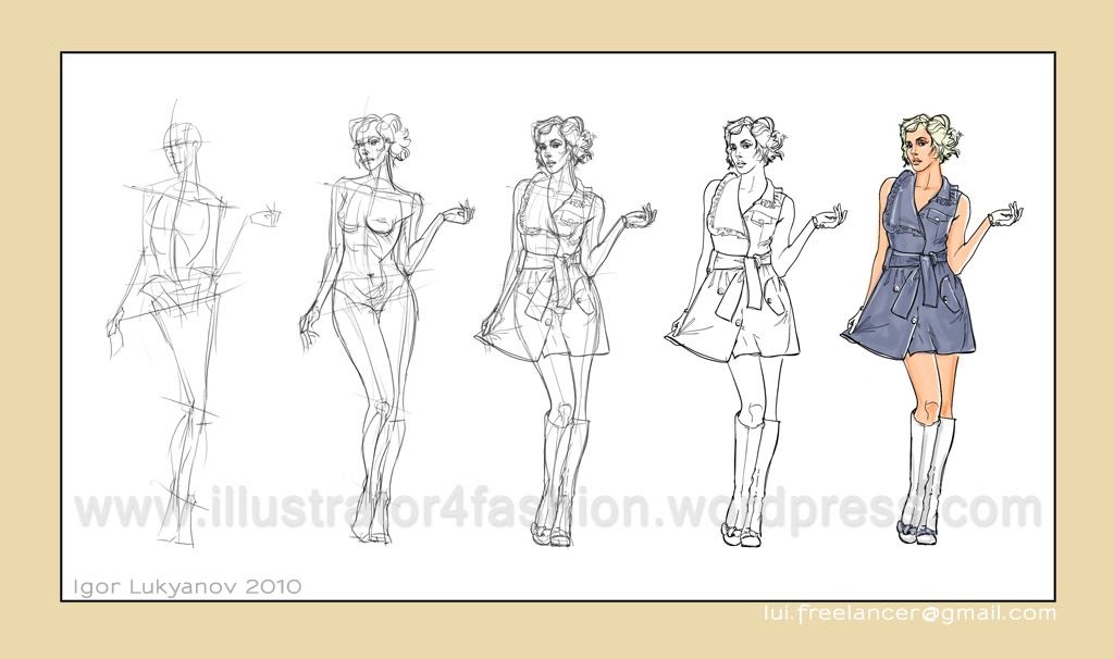 1024x606 Drawing Fashion Illustrations And Sketches - How To Draw Fashion Drawings