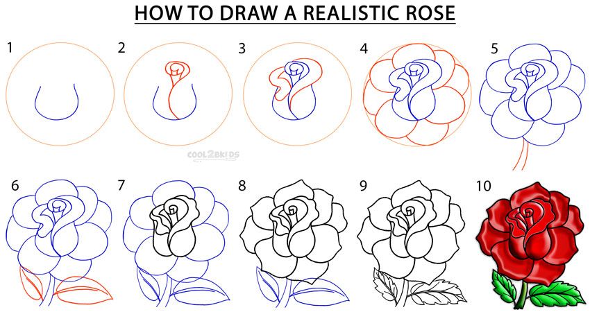850x450 Step The Easiest Way To Begin Sketching A Rose Is To Make - How To Make A Rose Drawing Step By Step